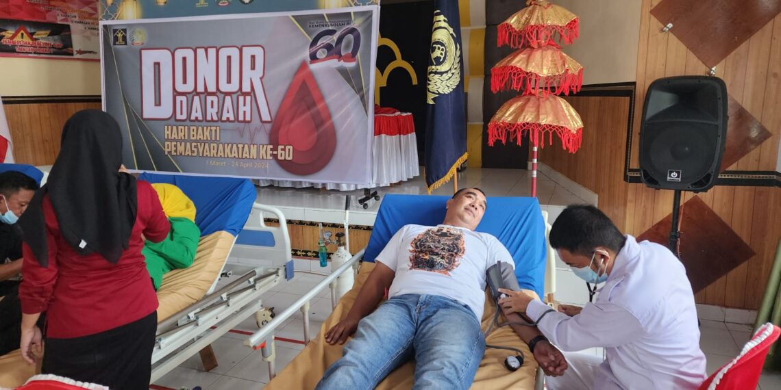 Lapas Pohuwato gelar Donor Darah memperingati HBP ke-60